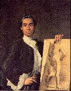 Portrait of the Artist Holding a Life Study MELeNDEZ, Luis